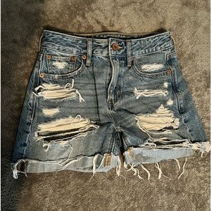 american eagle shorts, size 000